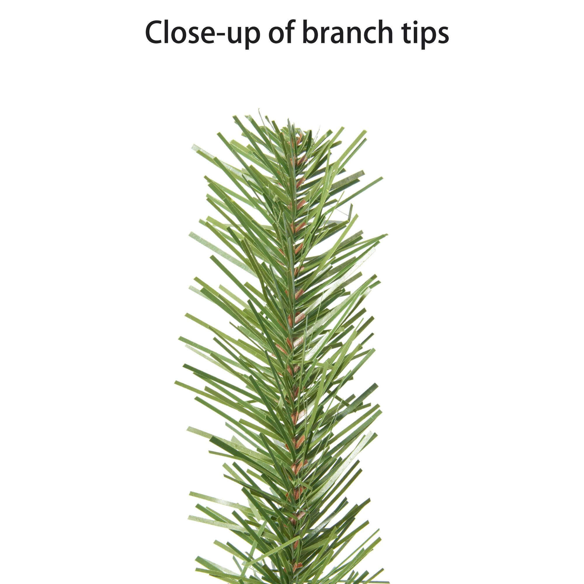6ft. Pre-Lit Canadian Spruce Artificial Christmas Tree, Warm White LED Lights